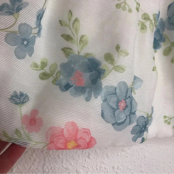 Mayoral dress white w/ blue and pink flowers Easter size 12 months - Picture 12 of 12